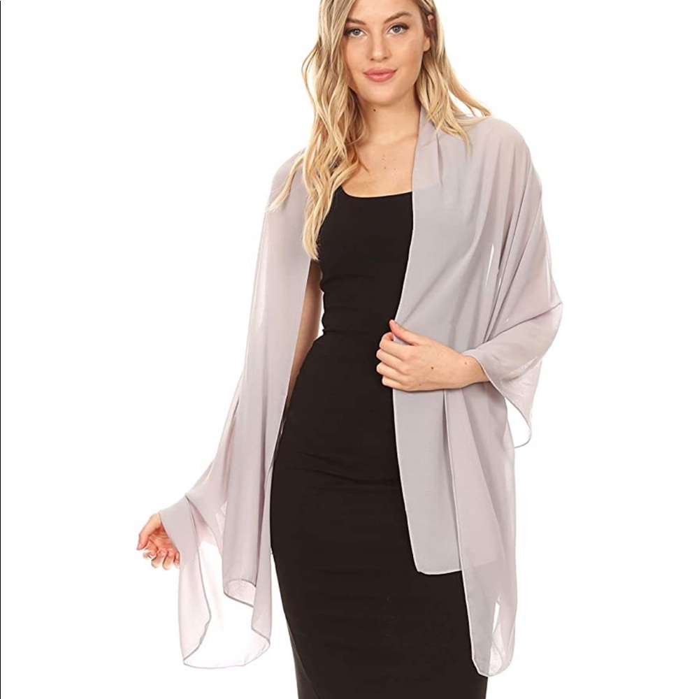 Chiffon Wrap, Shawl, Evening Scaft